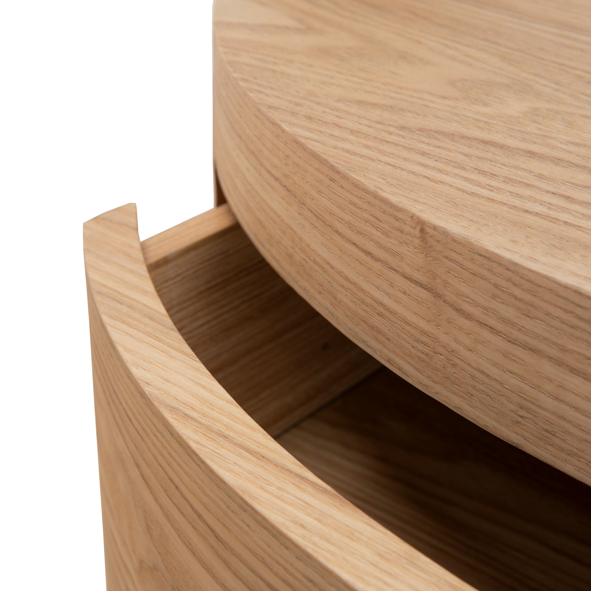 Wina 51cm Bedside Table - Natural Bedside Table Dwood-Core