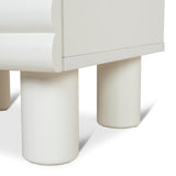 Ex Display - Vasuda 48cm Bedside Table - White Bedside Table KD-Core