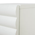 Ex Display - Vasuda 48cm Bedside Table - White Bedside Table KD-Core