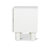 Ex Display - Vasuda 48cm Bedside Table - White Bedside Table KD-Core