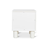 Ex Display - Vasuda 48cm Bedside Table - White Bedside Table KD-Core