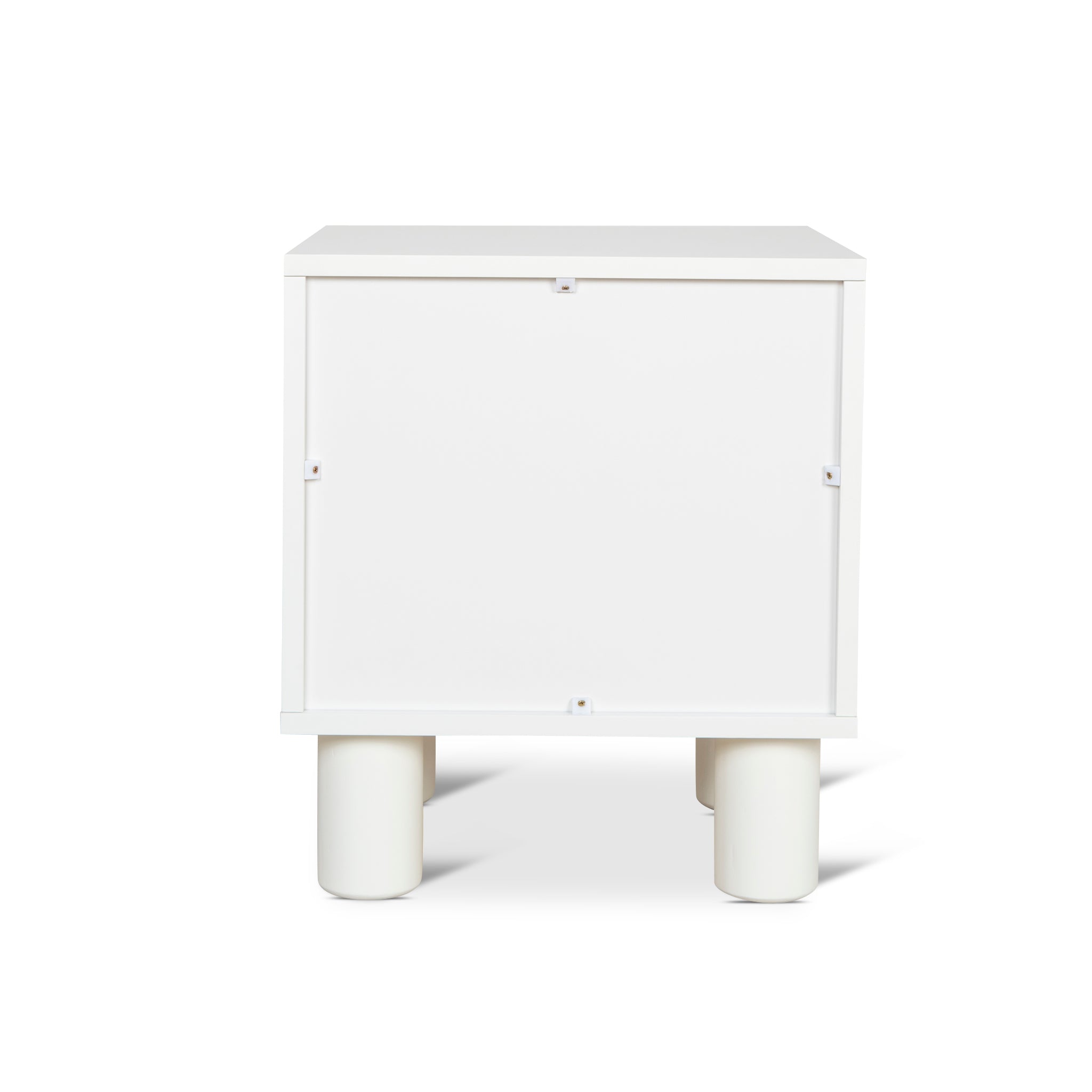Ex Display - Vasuda 48cm Bedside Table - White Bedside Table KD-Core