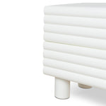 Ex Display - Vasuda 48cm Bedside Table - White Bedside Table KD-Core