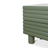 Ex Display - Vasuda 48cm Bedside Table - Green Bedside Table KD-Core