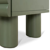 Ex Display - Vasuda 48cm Bedside Table - Green Bedside Table KD-Core