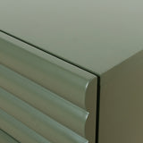 Ex Display - Vasuda 48cm Bedside Table - Green Bedside Table KD-Core