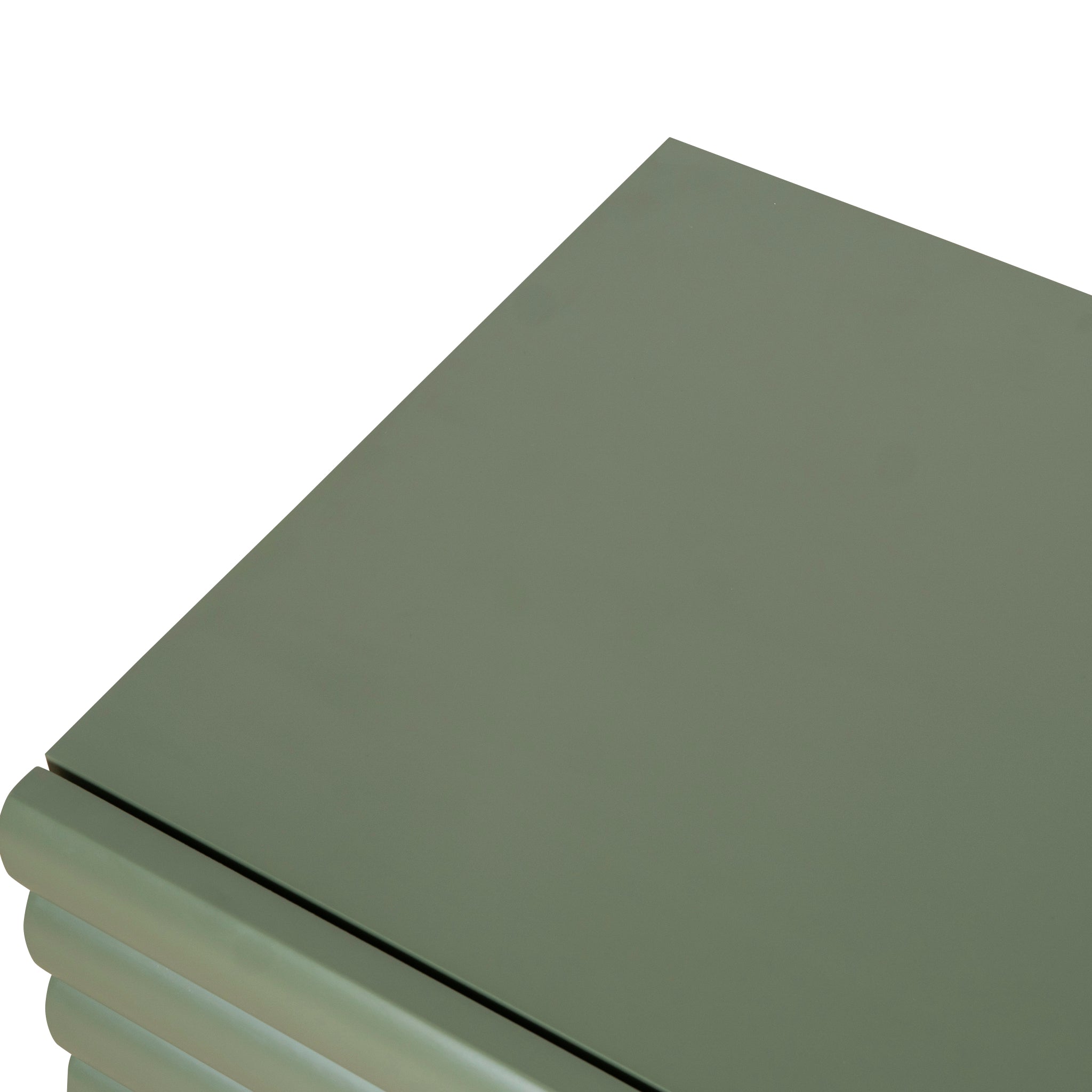 Ex Display - Vasuda 48cm Bedside Table - Green Bedside Table KD-Core