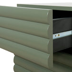 Ex Display - Vasuda 48cm Bedside Table - Green Bedside Table KD-Core