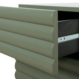 Ex Display - Vasuda 48cm Bedside Table - Green Bedside Table KD-Core