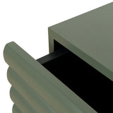 Ex Display - Vasuda 48cm Bedside Table - Green Bedside Table KD-Core