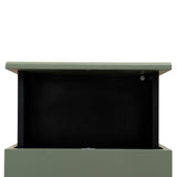 Ex Display - Vasuda 48cm Bedside Table - Green Bedside Table KD-Core