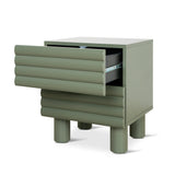 Ex Display - Vasuda 48cm Bedside Table - Green Bedside Table KD-Core