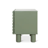 Ex Display - Vasuda 48cm Bedside Table - Green Bedside Table KD-Core