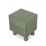 Ex Display - Vasuda 48cm Bedside Table - Green Bedside Table KD-Core