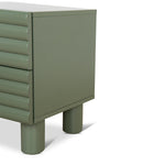 Ex Display - Vasuda 48cm Bedside Table - Green Bedside Table KD-Core