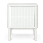 Melita Bedside Table - Warm White Bedside Table KD-Core