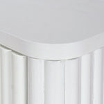 Melita Bedside Table - Warm White Bedside Table KD-Core