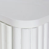 Melita Bedside Table - Warm White Bedside Table KD-Core