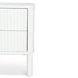 Melita Bedside Table - Warm White Bedside Table KD-Core