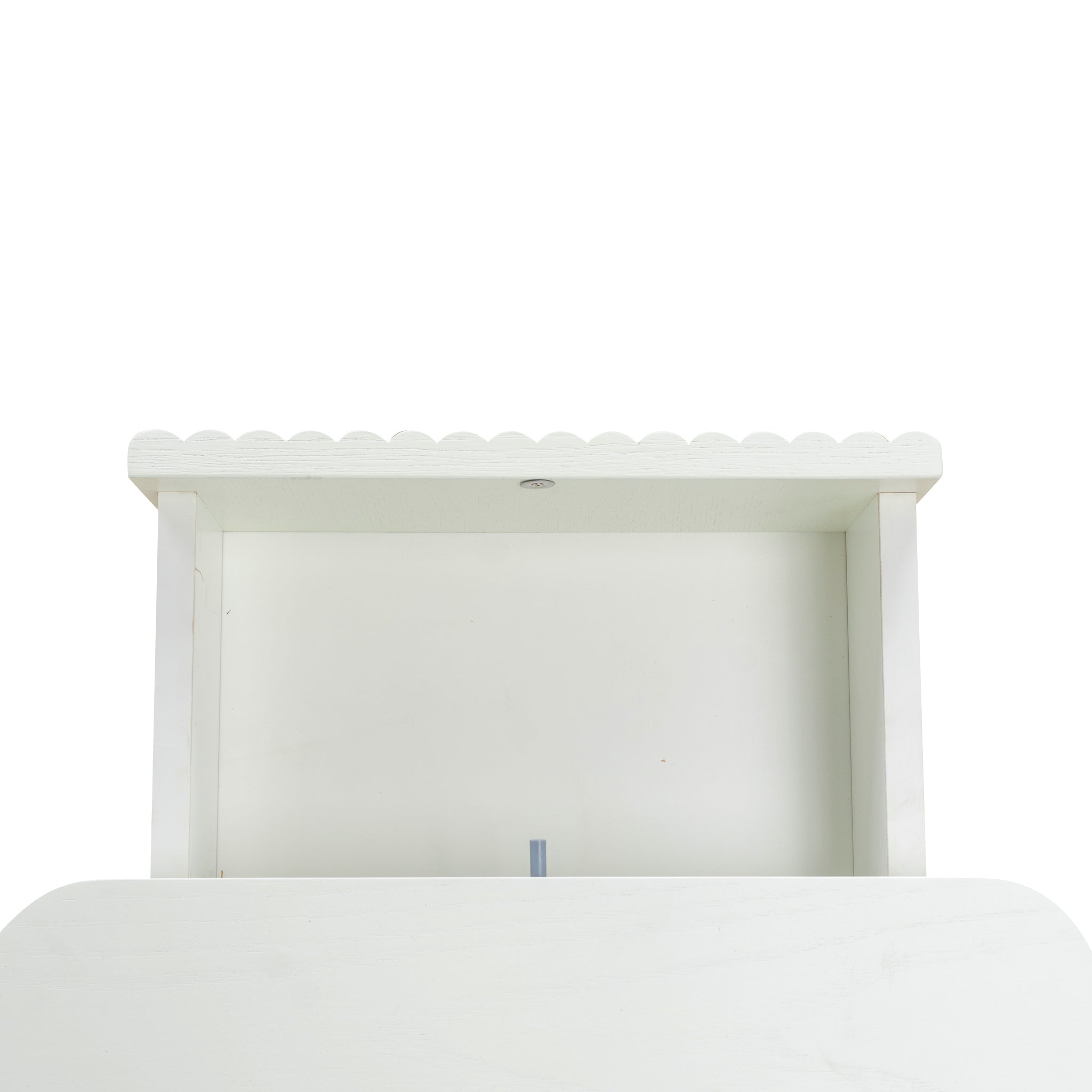 Melita Bedside Table - Warm White Bedside Table KD-Core