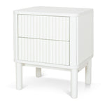 Ex Display - Melita Bedside Table - White Bedside Table KD-Core