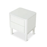 Melita Bedside Table - Warm White Bedside Table KD-Core