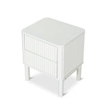 Melita Bedside Table - Warm White Bedside Table KD-Core