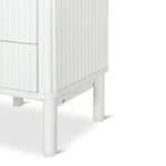 Melita Bedside Table - Warm White Bedside Table KD-Core