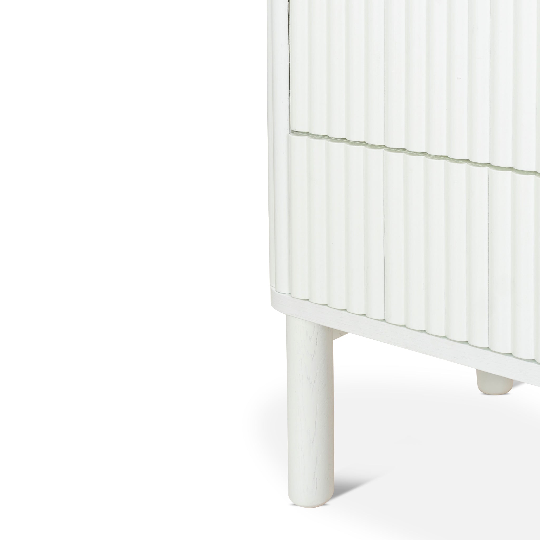 Melita Bedside Table - Warm White Bedside Table KD-Core