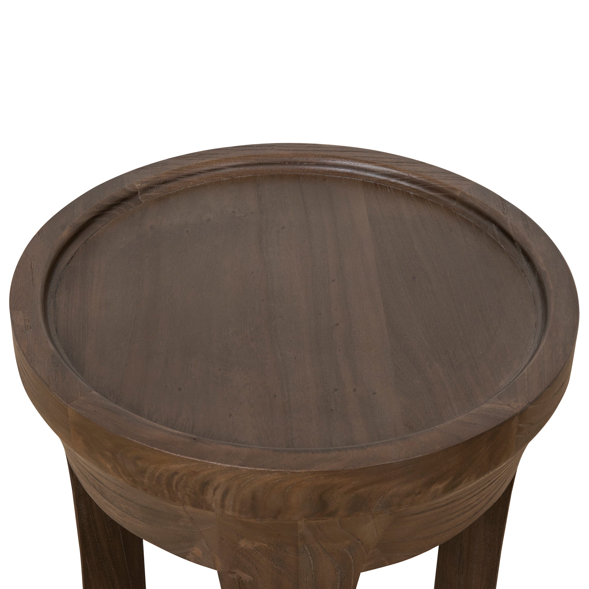 Ex Display - Frodo 34.5cm Round Side Table - Walnut Side Table Nicki-Core