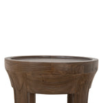 Ex Display - Frodo 34.5cm Round Side Table - Walnut Side Table Nicki-Core