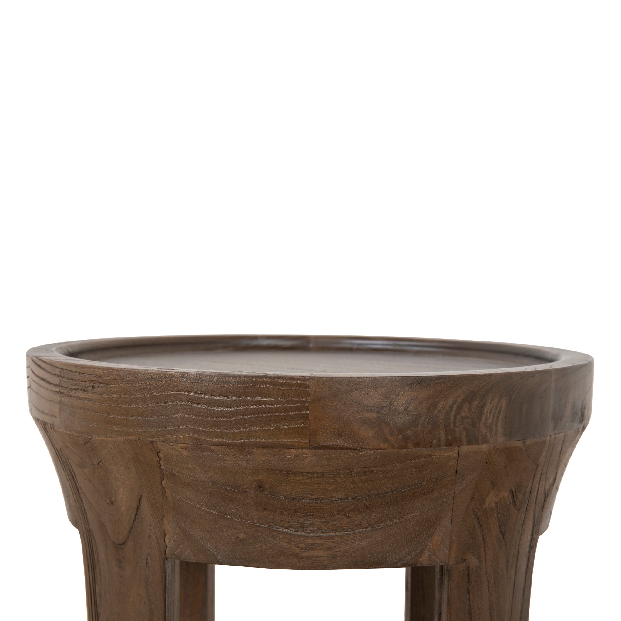 Ex Display - Frodo 34.5cm Round Side Table - Walnut Side Table Nicki-Core