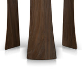 Ex Display - Frodo 34.5cm Round Side Table - Walnut Side Table Nicki-Core