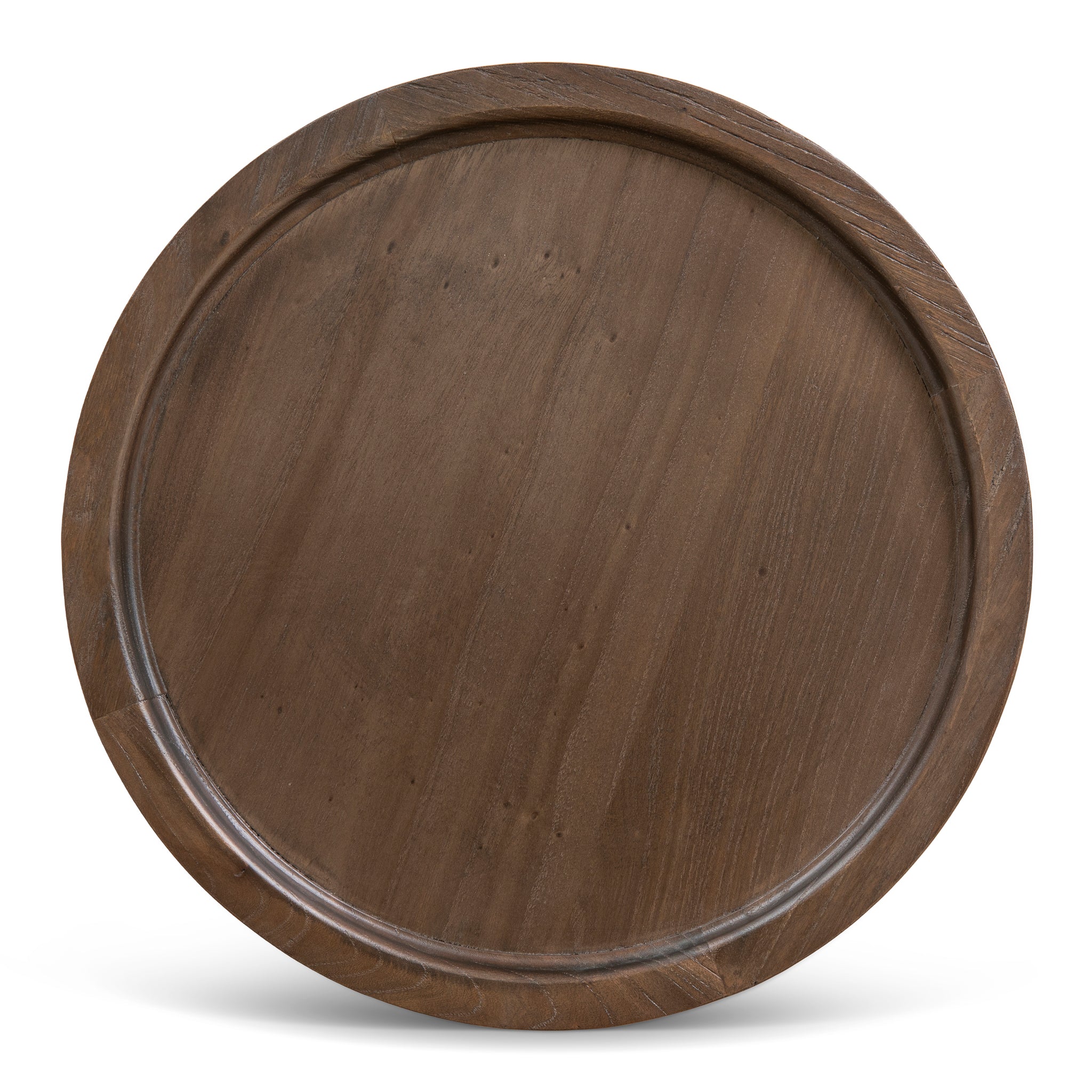 Ex Display - Frodo 34.5cm Round Side Table - Walnut Side Table Nicki-Core