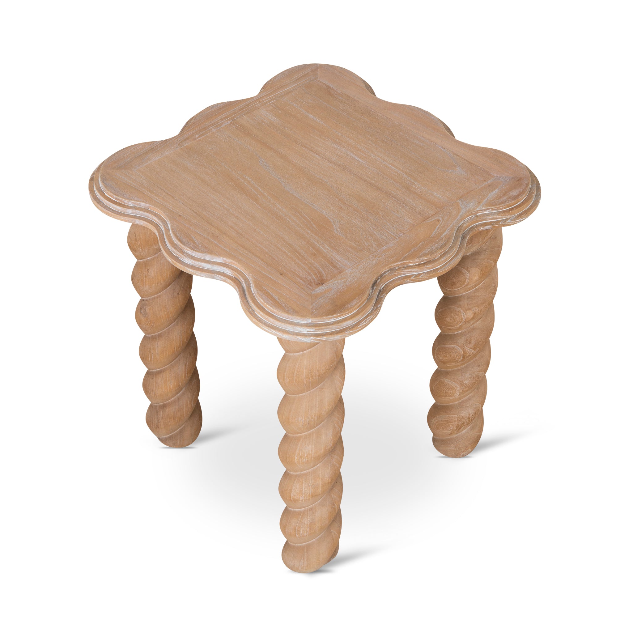 Ex Display - Ruslan 55cm Side Table - Natural Side Table Nicki-Core