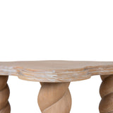 Ex Display - Ruslan 55cm Side Table - Natural Side Table Nicki-Core