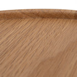 Mary 45cm Round Side Table - Natural Oak Side Table Oakwood-Core
