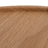 Mary 45cm Round Side Table - Natural Oak Side Table Oakwood-Core