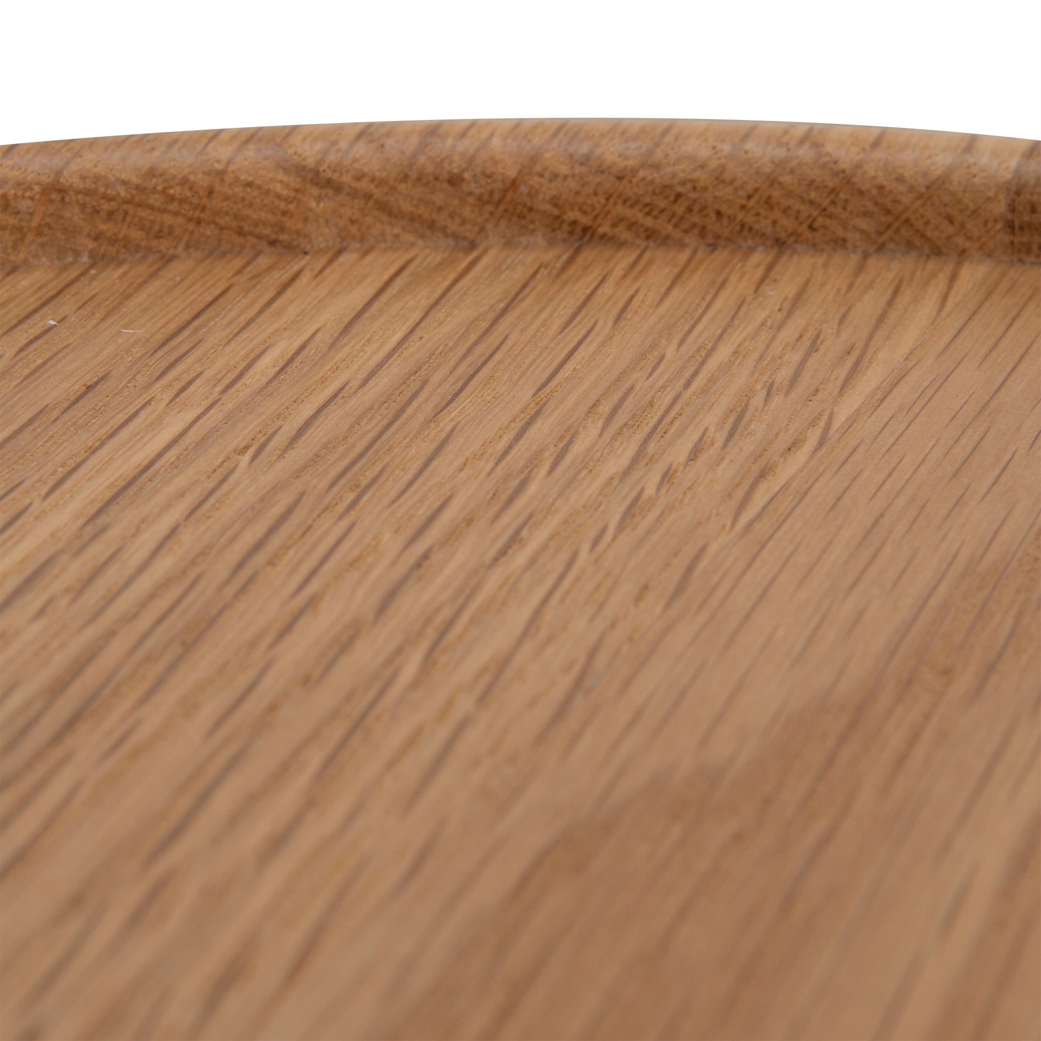 Mary 45cm Round Side Table - Natural Oak Side Table Oakwood-Core