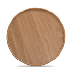 Mary 45cm Round Side Table - Natural Oak Side Table Oakwood-Core