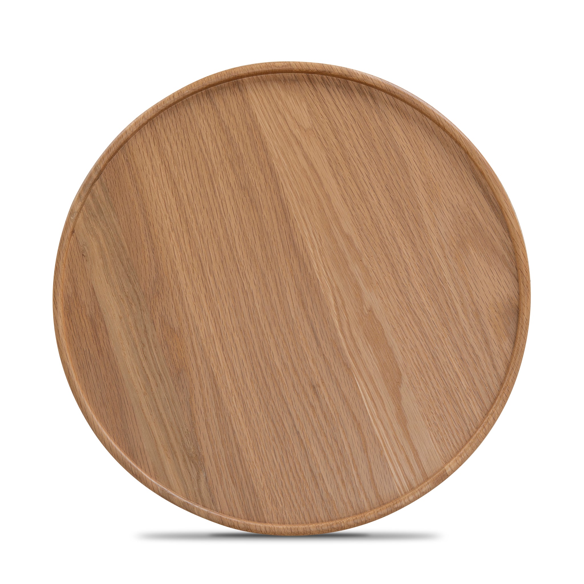 Mary 45cm Round Side Table - Natural Oak Side Table Oakwood-Core