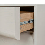 Annika 50cm Bedside Table - Ivory Oat Bedside Table Dwood-Core