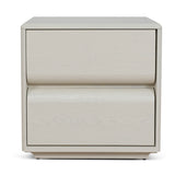 Annika 50cm Bedside Table - Ivory Oat Bedside Table Dwood-Core