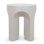 Jozi 49.5cm Round Side Table - Light Grey Side Table Dwood-Core