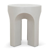 Jozi 49.5cm Round Side Table - Light Grey Side Table Dwood-Core