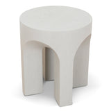 Jozi 49.5cm Round Side Table - Light Grey Side Table Dwood-Core
