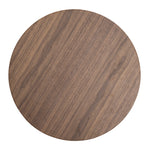 Jozi 49.5cm Round Side Table - Walnut Side Table Dwood-Core