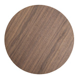 Jozi 49.5cm Round Side Table - Walnut Side Table Dwood-Core