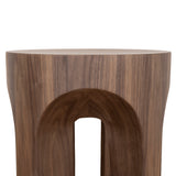 Jozi 49.5cm Round Side Table - Walnut Side Table Dwood-Core