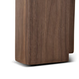 Jozi 49.5cm Round Side Table - Walnut Side Table Dwood-Core